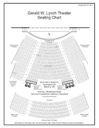 Gerald W Lynch Theater Seating Chart