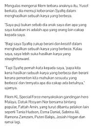 I'm an actor, a singer, a model, a brand ambassador, an entrepreneur, and just another human being trying to inspire everyone to be the best version of ourselves. Kl Special Force Rosyam Noor Fattah Amin Syamsul Yusoff Tania Hudson Filem Wayang Hiburan Forum Cari Infonet