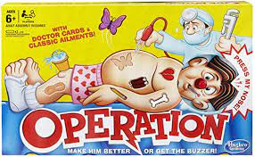 ¿a qué quieres jugar hoy? Hasbro B2176348 Operacion Juego De Mesa Version En Ingles Amazon Es Juguetes Y Juegos