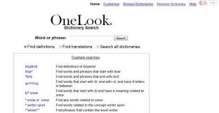 Onelook Dictionary Search Thesaurus Words Words Dictionary