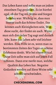 Geniesse Dein Leben So Lange Du Kannst In 2020 Leben Gedichte Und Spruche Stress