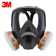 us 117 33 10 off 3m 6900 full facepiece reusable mask large size with 6009 gas cartridges mercury organic vapor chlorine acid 7 pieces suit r111 in