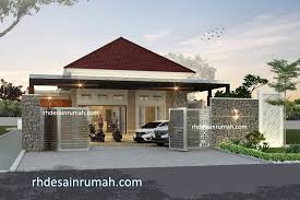 Desain umah cozy terbaru 45 desain rumah joglo khas jawa tengah via designrumah.co.id. Desain Rumah 1 Lantai Lebar Diatas 10 Meter Rhdesainrumah