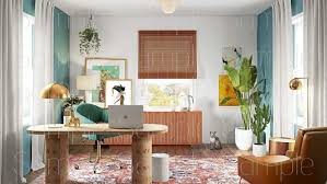 Zoom Backgrounds Backdrop Office Background Microsoft Etsy In 2020 Interior Design Home Office Design Home Office Decor