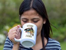 Wishin' I Was Fishin' 15oz Coffee Mug, Bass Fishing, Fish Mug, Fisherman  Gift, Fishing Lover Mug, Dad Gift, Birthday Gift, Coffee Lover