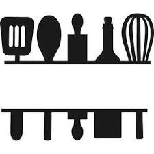 Black and white, bw, cake coloring page, cake spatula, coloring page, food, frosting a cake, kitchen utensils, utensils Silhouette Design Store Search Designs Kitchen Silhouette Design Logo Packaging Design Design Store