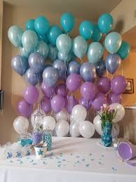 Purple And Blue Balloon Ombre Party Ideas Party Decorations Purple Birthday Party Blue Birthday Parties Birthday Party Decorations