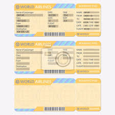Personen, die sich nicht länger als 24 stunden in polen aufhalten und über ein flugticket zur weiterreise verfügen, sind von der quarantäne befreit. Fluggesellschaft Oder Flugticketvorlage Bordkarte Und Flugzeugticket Fototapete Fototapeten Tour Tourismus An Bord Quaken Myloview De