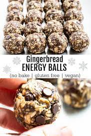 Gingerbread Energy Balls No Bake Gluten Free Vegan Savory Lotus Recipe Healthy Holiday Recipes Paleo Recipes Dessert Healthy Holiday Treats