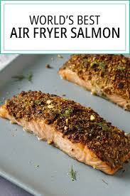 Best Air Fryer Salon Air Fryer Recipes Salmon Easy Seafood Recipes Delicious Seafood Recipes