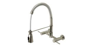 This kingston brass ks3221ax does not leak and features a helpful aerator for better water conservation as well as an adjustable spread for convenient usage. Kingston Brass Gs8288dl Concord 1 8 Gpm Wall Build Com
