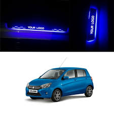 Adds to the sporty look of celerio. Buy Maruti Suzuki Celerio Super Bright Running Board Car Door Sill Scuff Plate Carhatke Com
