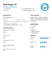 How pavel fit a decade of experience into a one page resume. One Page Cv Build Your Own Resume On Android And Ios