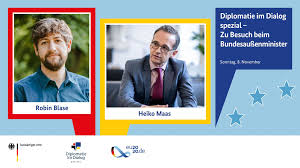 Born 19 september 1966) is a german politician who has served as the minister of foreign affairs in the fourth cabinet of angela merkel since 14 march 2018. Diplomatie Im Dialog Featuring Heiko Maas Germany S Foreign Minister