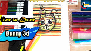 How to draw wildstyle graffiti letters a z in 3d g. Artstation How To Draw A Cute Bunny 3d Ucu Ucuna