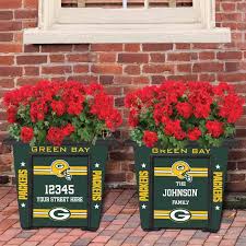 Packers fans honor bart starr's legacy with flowers and memories. The Green Bay Packers Personalized Planters
