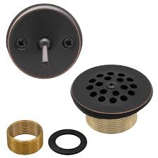 Learn how to replace or adjust a bathtub trip level or stopper. Bathtub Trip Lever Bath Drain Replacement Overflow Cover Kit Assembly With Brass Adapter In Oil Rubbed Bronze Walmart Com Walmart Com