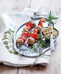 Brochettes De Magret Au Beurre D Olives Recette Recette Brochette Brochette Alimentation