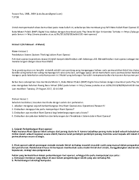 Mata kuliah ini membahas masalah penugasan, pengendalian persediaan, linear programming (metode grafik dan simpleks), metode transportasi, jaringan kerja, teori antrian, teori keputusan serta game theory. Blm Riset Operasi Adbi4530 Fina Fitriana Academia Edu