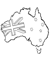 Olympic flag coloring pages flag coloring pages australia for. Coloring Pages Day Australia Print Holiday Pictures For Free