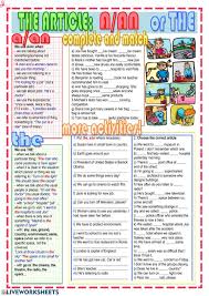 Definite And Indefinite Articles Interactive And Downloadable Worksheet You Can Do The In 2020 Definite And Indefinite Articles Articles Worksheet Articles Activities