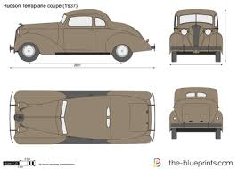 Step by step drawing tutorial for kids and beginners. Hudson Terraplane Coupe Vector Drawing