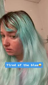 Blue to pink ! It was actually green but it faded to blue #bluetopink  #hairdye #pink #blue #piercings #livingmybestlife #colorremover