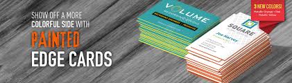 After placing your order, the file will be printed. Painted Edge Business Cards Business Cards Printing Overnight Grafix
