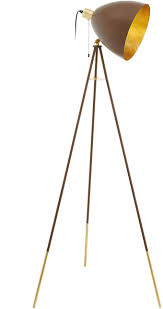 Eglo Chester 1 Dreibein Stehlampe 1 Flammige Vintage Stehleuchte