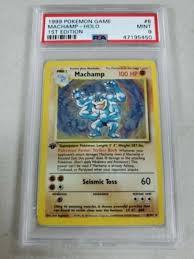 Pokemon team rocket theme deck trouble opened complete in box holo arbok. Mavin Pokemon 1st Edition Base Machamp Psa 9