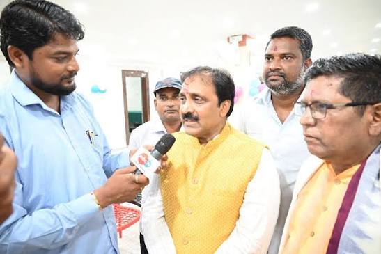 Hospital inauguration with former Vice-Chancellor Dr. Harikrishna Satpathy