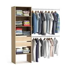Kit Dressing Effet Chene Star H 203 X L 180 X P 40 Cm Dressing Modulable Dressing Meuble Rangement