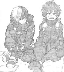 Tododeku trash — The way todoroki looks at midoriya in the new hori...