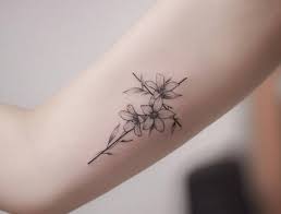 This flower, which blooms in autumn, has come to like the tree that refused to lend its wood to build jesus's cross, the dogwood flower has come to represent. Fine Line Floral Cross Tattoo On The Inner Arm