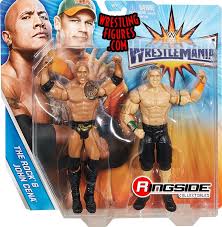 5.0 из 5 звездоч., исходя из 1 оценки товара(1). John Cena The Rock Wwe Battle Packs Wrestlemania 33 Wwe Toy Wrestling Action Figure By Mattel