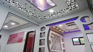 احدث ديكورات الدهانات قطيفة خشب حفر ورق حائط كورى و3d سقف فرنسى مشدود home decor mirror decor