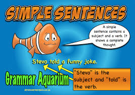 Image result for image of simple sentences