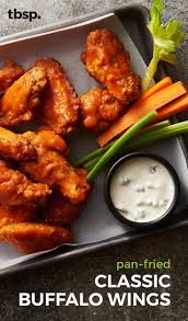 Pan Fried Classic Buffalo Wings Recipe Cooking Chicken Wings Buffalo Wings Fried Chicken Wings