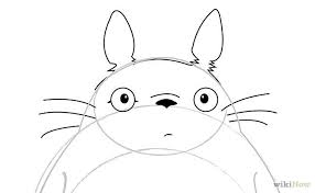 How To Draw Totoro Totoro Drawing Totoro Drawings