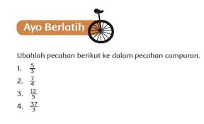 Sebanyak 30% adalah buku cerita. Ubahlah Pecahan Berikut Ke Dalam Pecahan Campuran Kunci Jawaban Tema 2 Kelas 4 Sd Mi Halaman 110 Subtema 3 Portal Jember