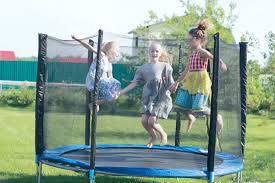 One player lies down on the trampoline and rolls around, trying to run into the other player and knock them down. Fun Imaginary Games Kids Can Play On Trampolines Kids In The House