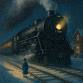 Polar Express movie and Santa event in Pulaski, NY