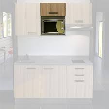 Voir exclusivement les offres darty. Meuble Haut Micro Ondes 1 Porte Relevable 1 Niche 60 Cm Pin Blanc Unekitchenette Com