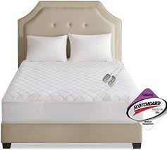 Beautyrest 3m Scotchgard Heated Mattress Pad Secure Comfort Technology Luxury Quilted Electric Deep Pock In 2020 Heated Mattress Pad Electric Mattress Pad Mattress Pad