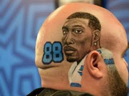 Dallas Cowboys' Dez Bryant etched into fans hair