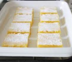 Tangy Lemon Squares Recipe Lemon Squares Thermomix Desserts Baking Recipes