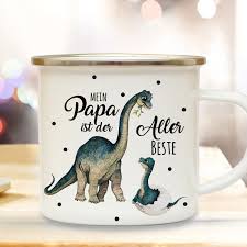In jeder situation weiß er einen rat und auch wenn mal handwerkliche aufgaben anstehen, springt unser papa immer gerne ein. Enamel Cup Camping Mug Dinosaur Dino Dad With A Boy Saying My Dad Is The Best Mug Eb431 Wall Decals Bumper Sticker Murals Bags Cups Backpacks And Many More At Www Deinewandkunst Com