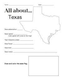texas state facts worksheet elementary version history worksheets texas history classroom texas history