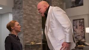 The most recent screen incarnation of the kingpin was played by the late michael clarke duncan in the 2003 film daredevil. Wilson Fisk Yelling At Karen Page Know Your Meme