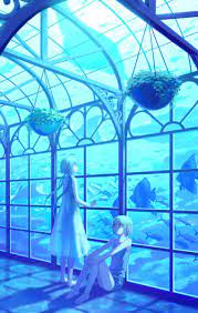 Clip art is a great way to help illustrate your diagrams and flowcharts. Anime Picture Search Engine 2girls Aquarium Backlighting Barefoot Blue Camisole Dress Fish Highres Hiko Sca Anime Scenery Anime Art Beautiful Animation Art